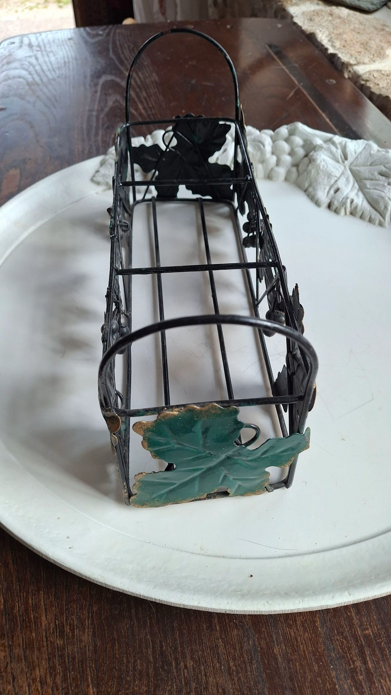 Copo de vidro com metal – photo 4